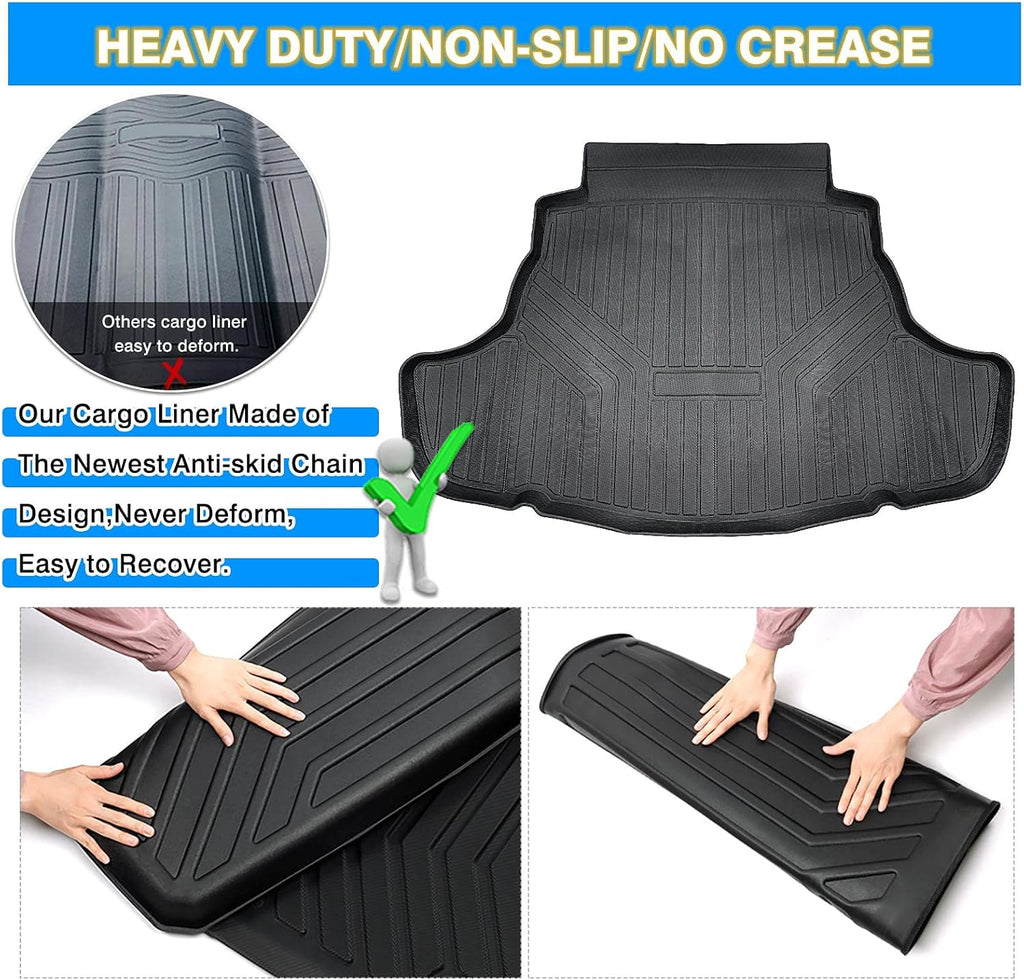 TPO All Weather Trunk Mat Liner Pack of 2 Y363