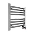 Polished Chrome Wall Mounted Electric Towel Warmer with Digital Timer G7583