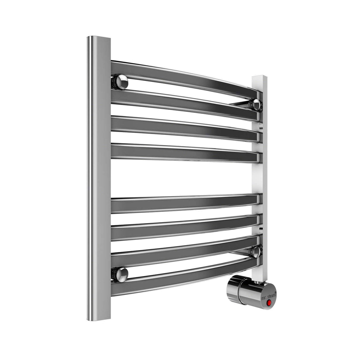 Polished Chrome Wall Mounted Electric Towel Warmer with Digital Timer G7583