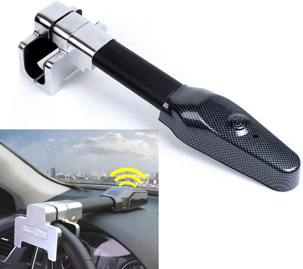 Retractable Steering Wheel Lock with Alarm H849