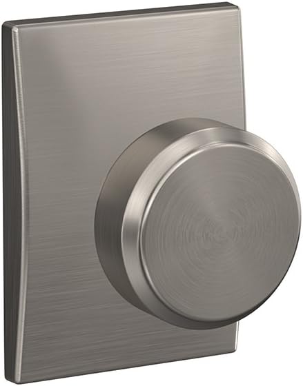 Satin Brass Hall-Closet and Bed-Bath Lock, Pack of 2 A600
