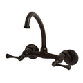 Oil Rubbed Bronze Adjustable Center Wall Mount Laundry Faucet T83709