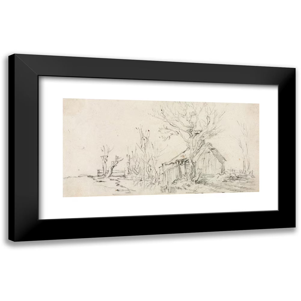 Black Modern Framed Museum Art Print K582