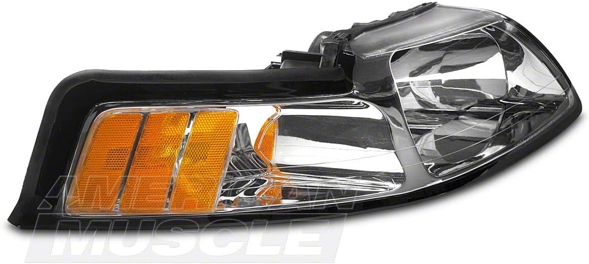 Chrome Housing Clear Lens Headlights W37224