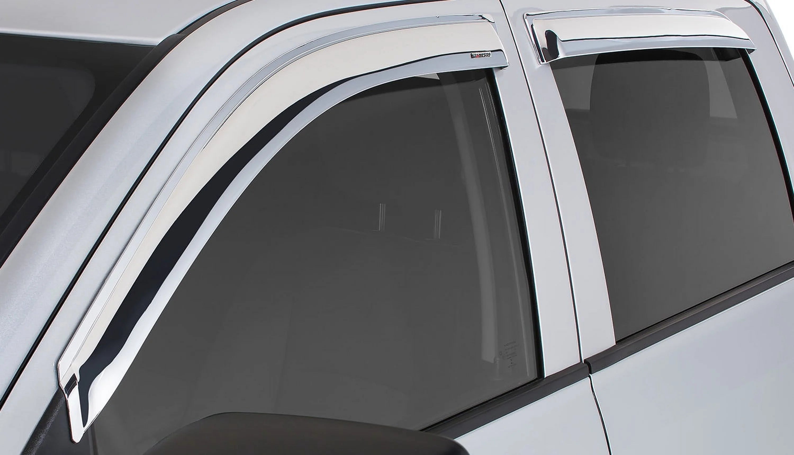 Chrome Sidewind Deflector for 4-Door R4005
