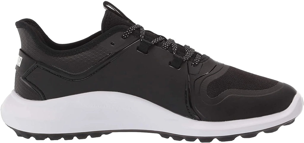 Puma Black Silver White Golf Shoe D90799