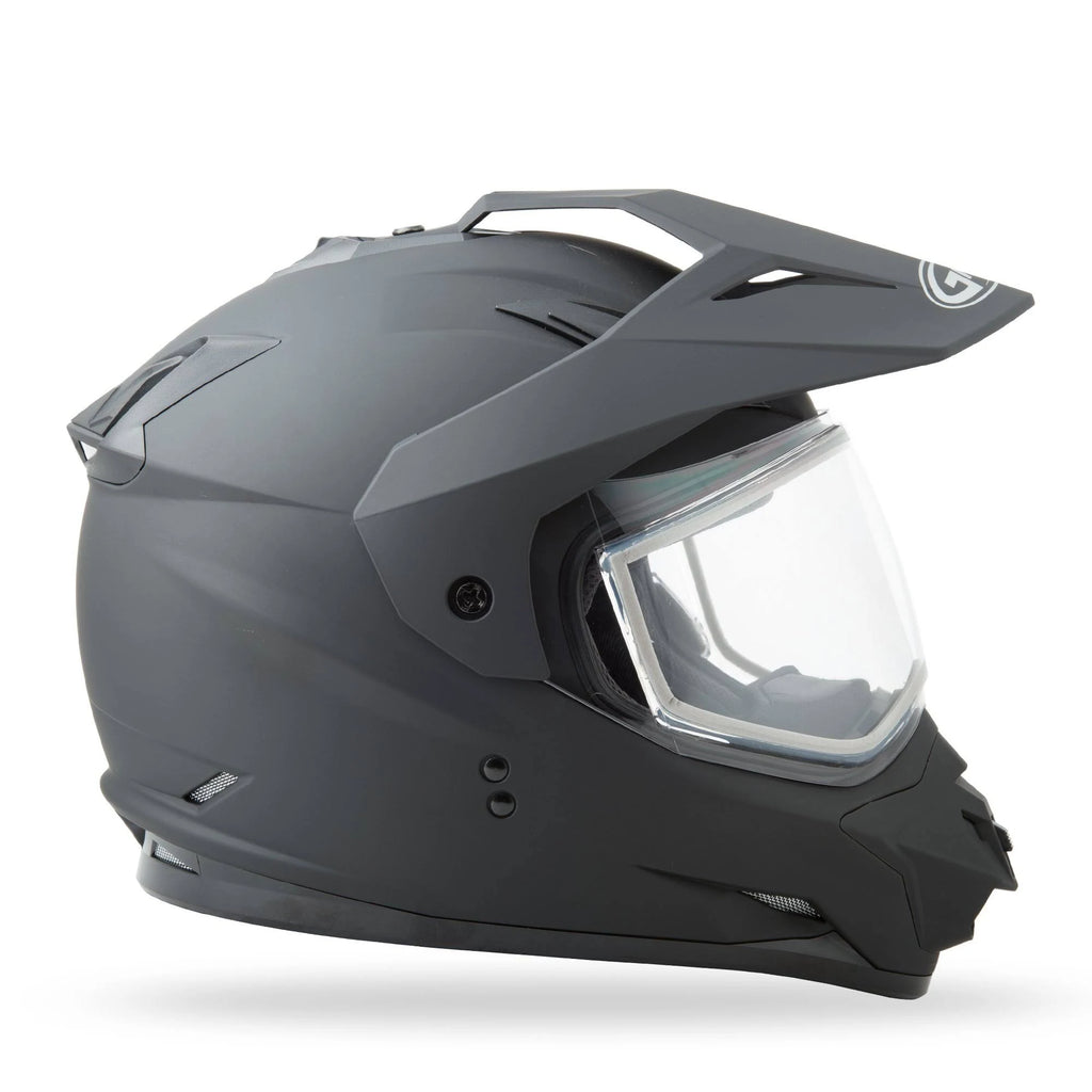 Matte Black Dual-Sport Snow Helmet F923