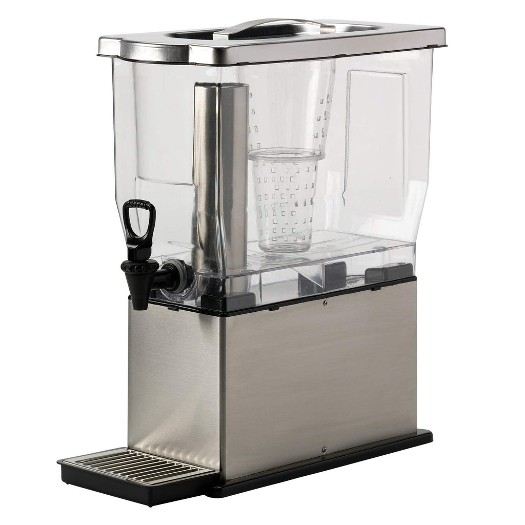 3 Gallon Silver Cold Beverage Dispenser, Pack of 2 B18997