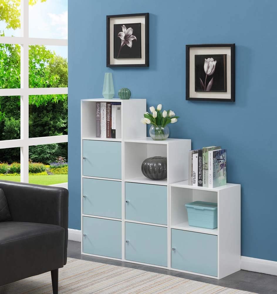 3 Door Cabinet, White/Sea Foam U940