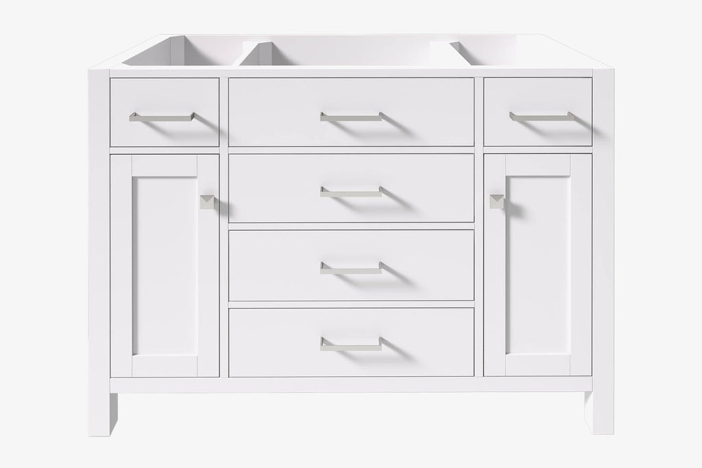 White Single Sink Base Cabinet N60215
