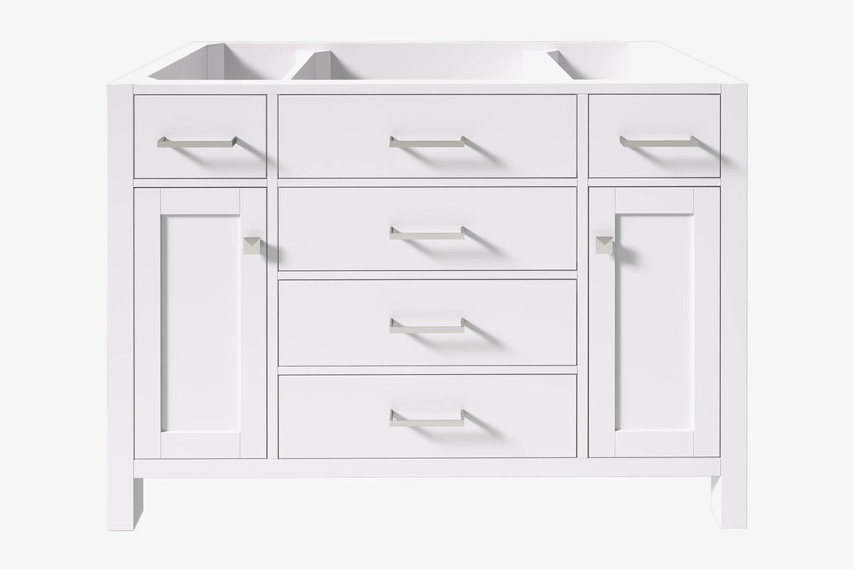 White Single Sink Base Cabinet N60215
