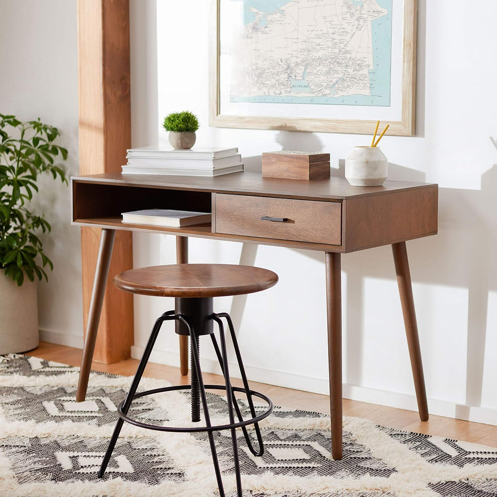 Black 1-Drawer Writing Desk E814445
