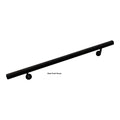 Aluminum Wall Handrail with Mounts, 6& Length, Gloss White Z899044