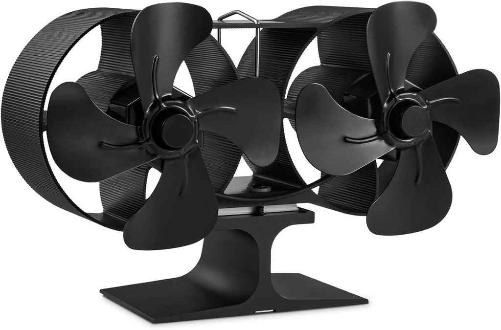 Wood Stove Fan with Thermometer Pack of 2 D260
