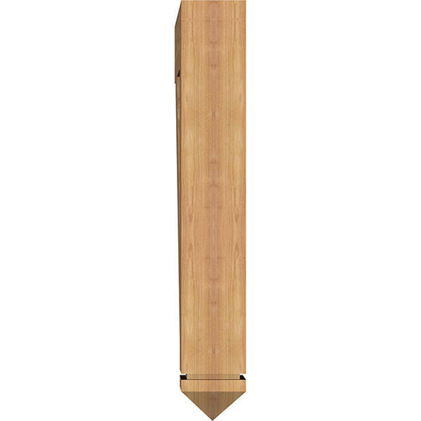Traditional Arts & Crafts Smooth Bracket, Western Red Cedar Z296084