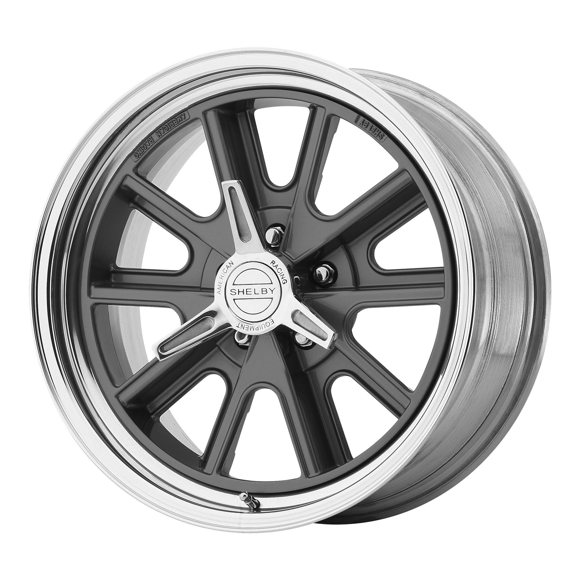15x22 Gloss Gray Two-Piece Wheel L5781