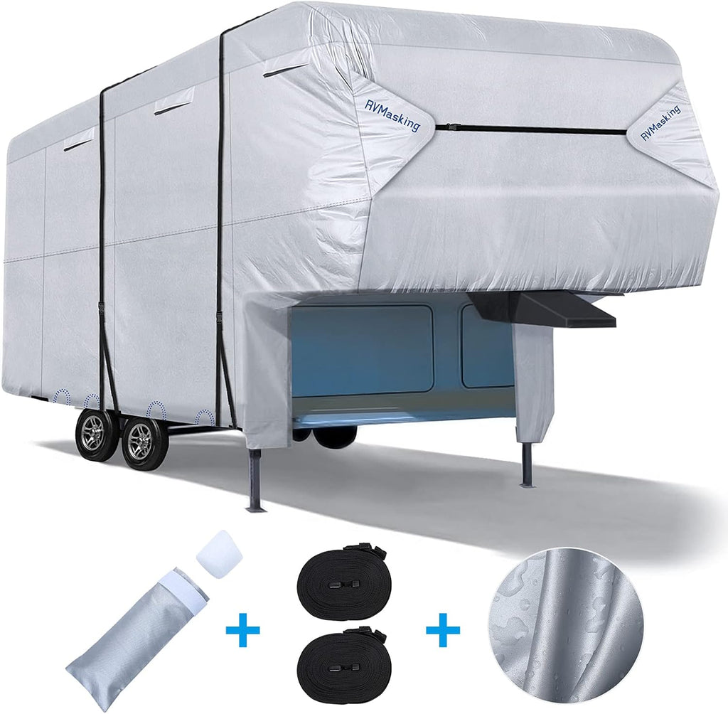 Rip-Stop Waterproof Polyester 5th Wheel RV Cover Pack of 2 W90664