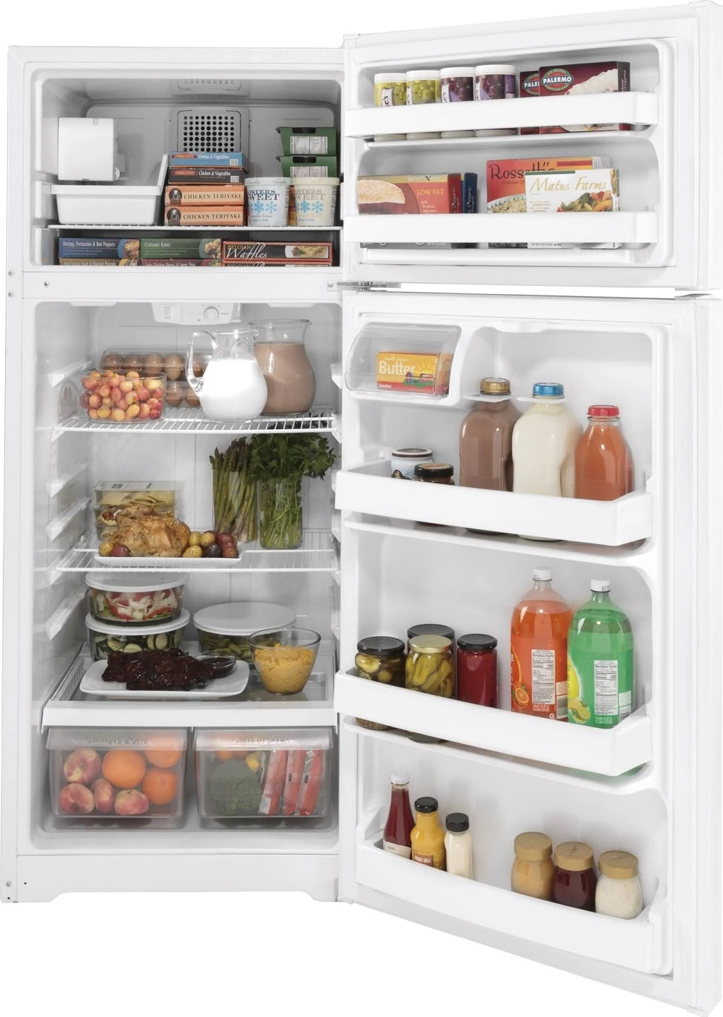 17.5 cu.ft. White Top Freezer Refrigerator N252522