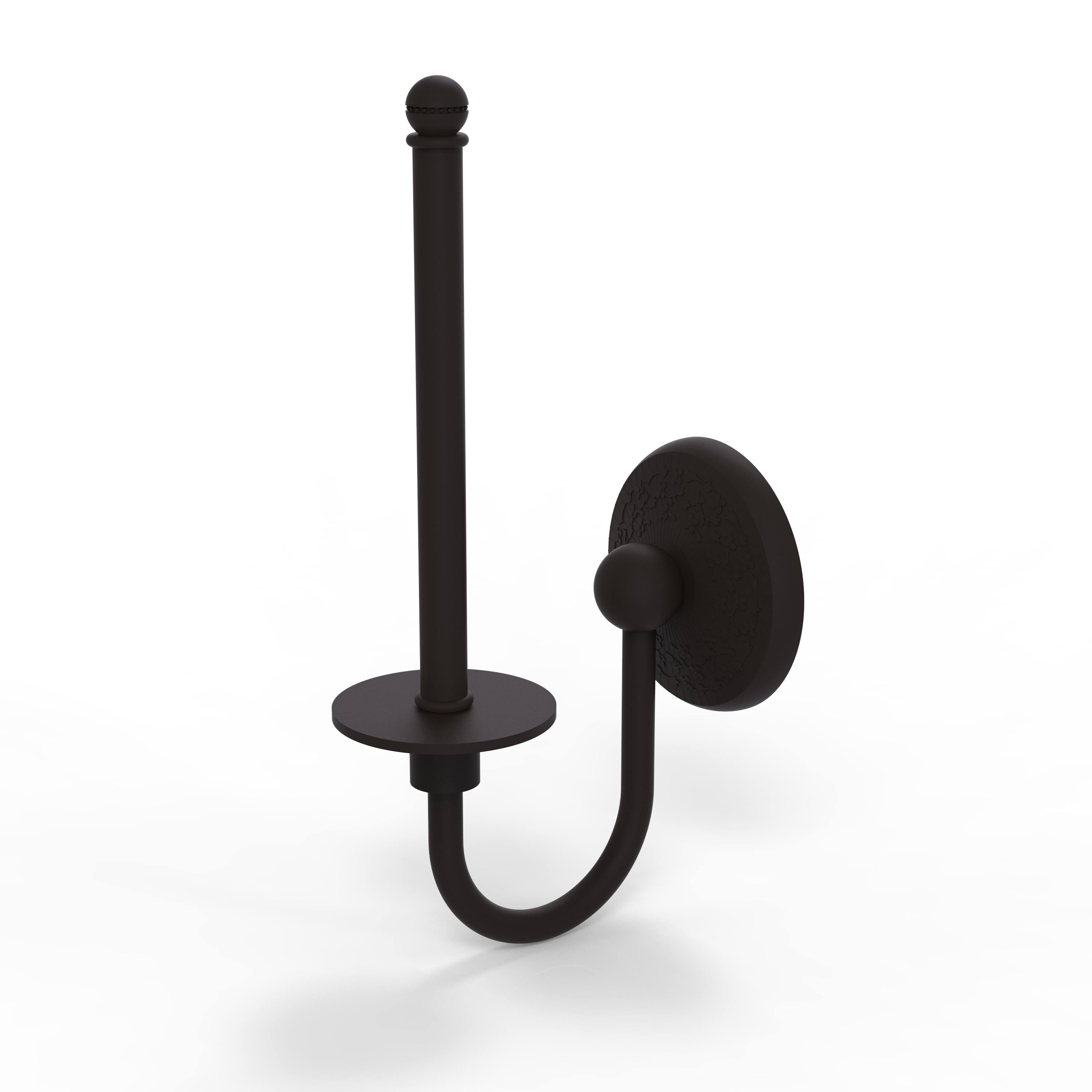 Matte White Upright Toilet Tissue Holder L16405