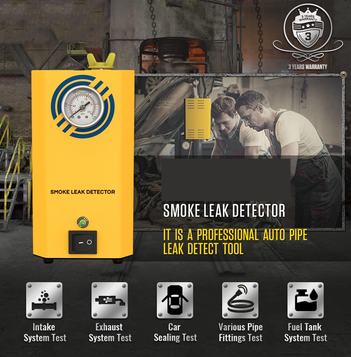 12V Smoke Leak Locator Tester E321395