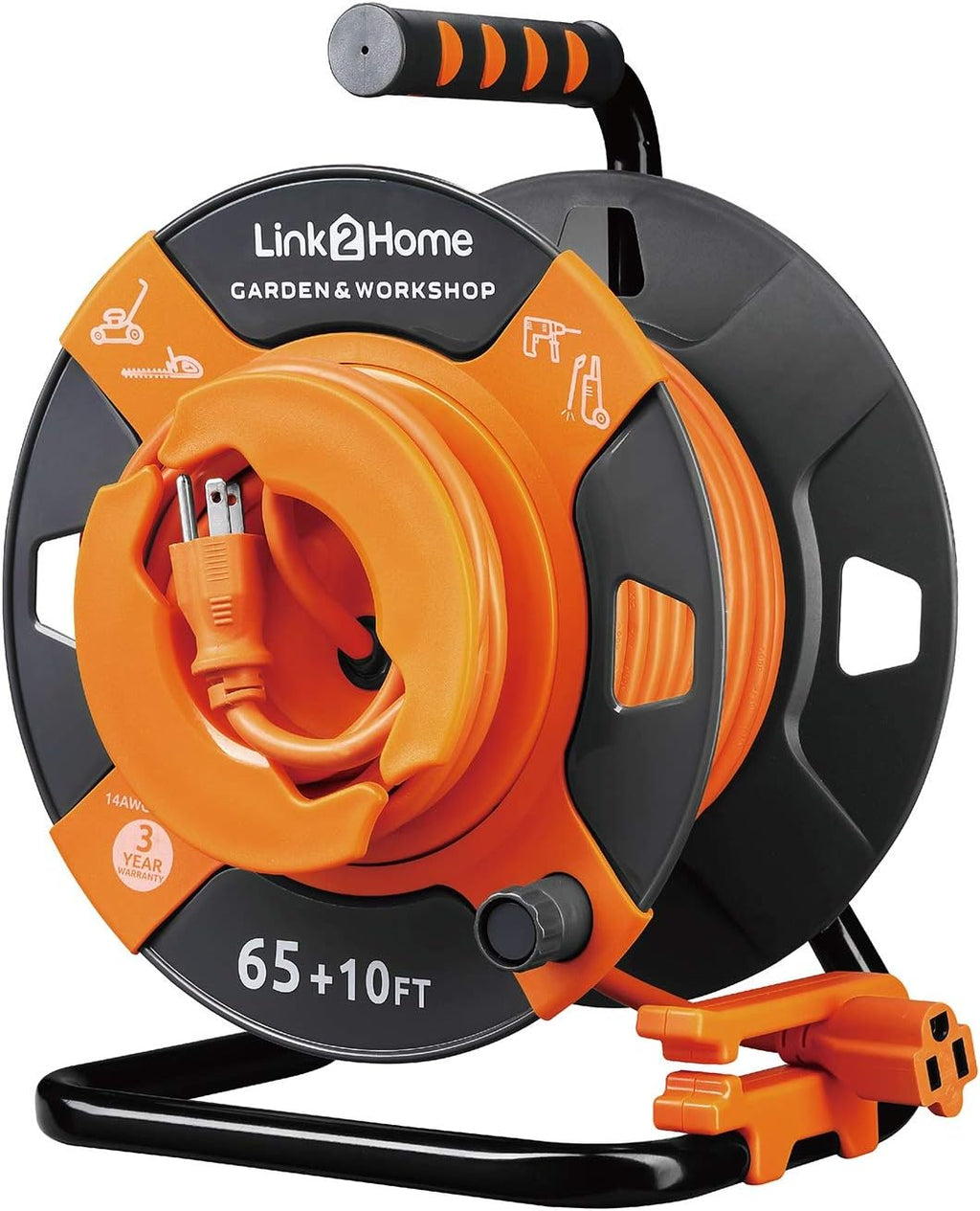 75 ft. 14 AWG SJTW Extension Cord with 4 Power Outlets P44671