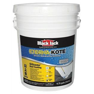 Bright White Waterproofing Silicone Roof Coating, 5 Gallon L18745