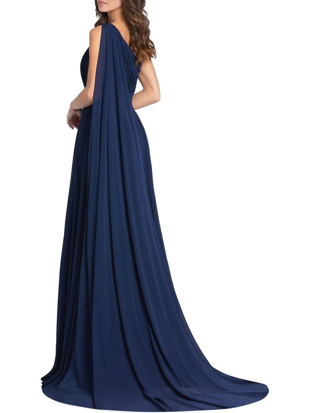 One Shoulder Maxi Evening Dress H100