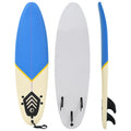 Blue and Cream Surfboard J3747
