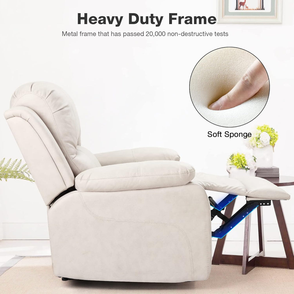 Recliner Chair with Footrest Single Sofa A1413