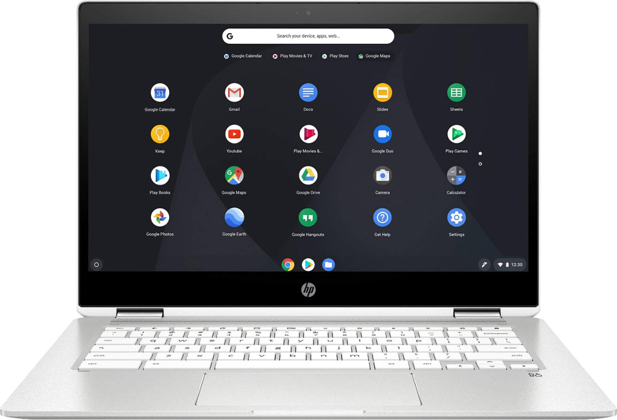 14″ Convertible Chromebook - Celeron N4000 - 4 GB RAM - 32 GB SSD - Natural Silver H1740