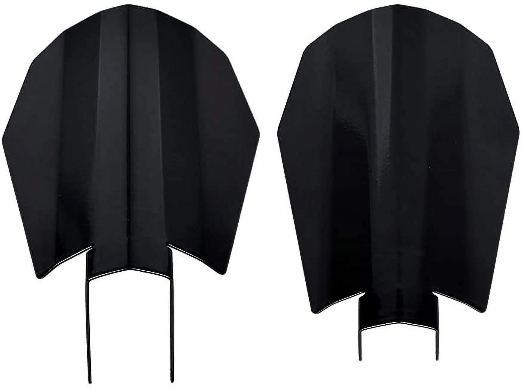 Black Stainless Steel Coffin Cut Hand Guards E32327