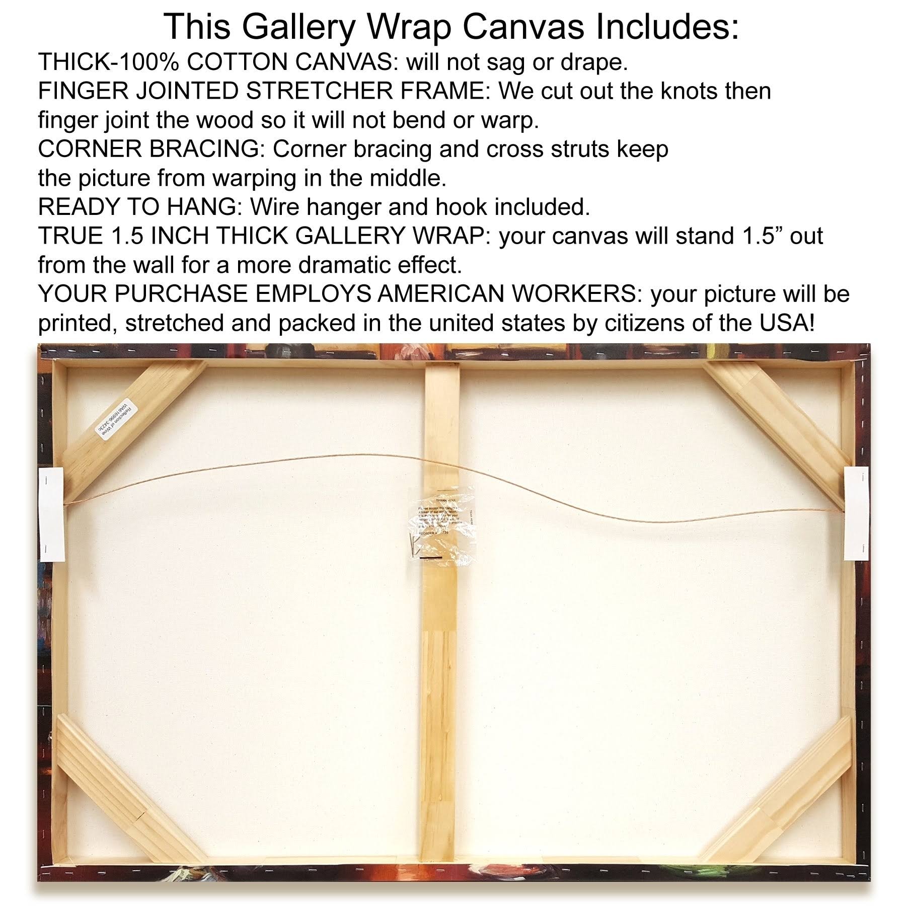 Gold Giclee on Gallery Wrap Canvas Y6339