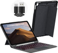 Detachable Wireless Bluetooth Keyboard Case with Trackpad for iPad U353585