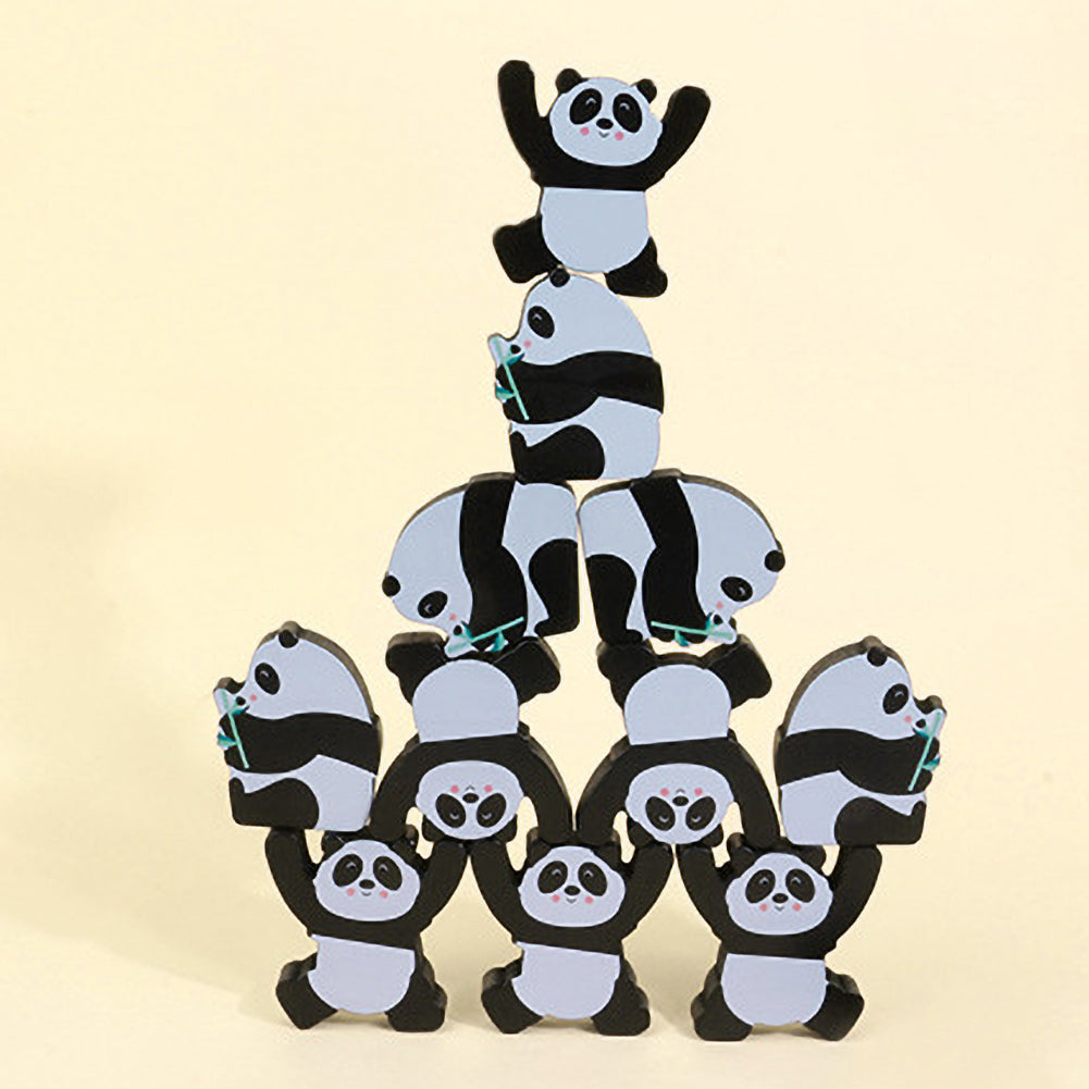 12Pcs Wooden Building Blocks Stacking Toy S966130