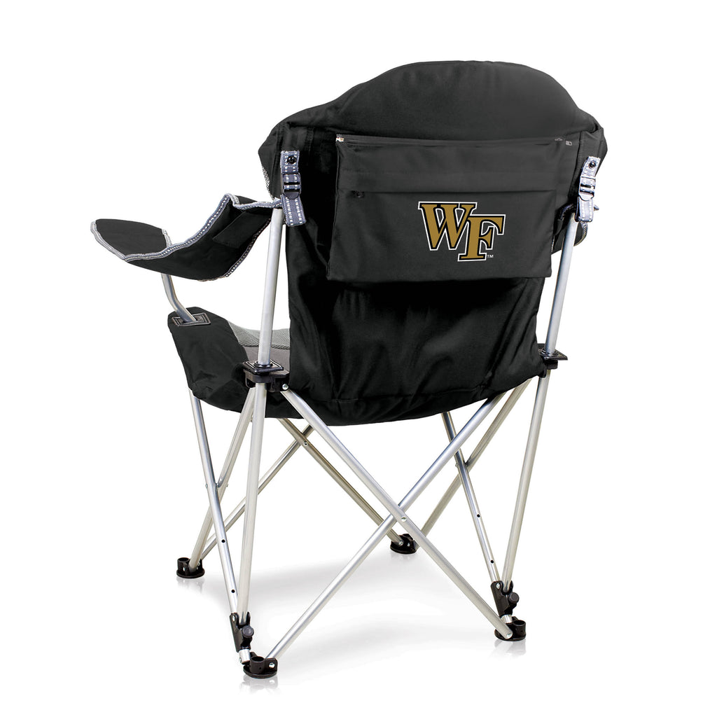 Black Reclining Camp Chair T766