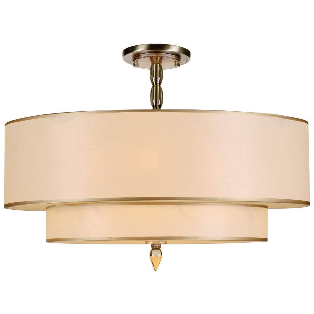 5 Light Satin Nickel Semi-Flush Ceiling Light L554891