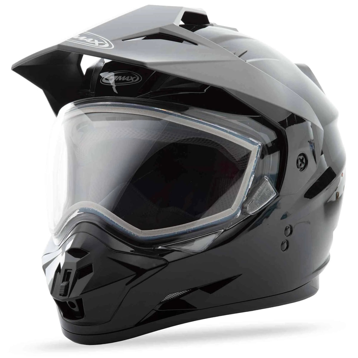 Matte Black Dual-Sport Snow Helmet F923