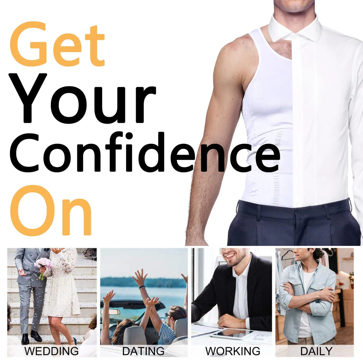 Mens Compression Undershirt Tank Top O893