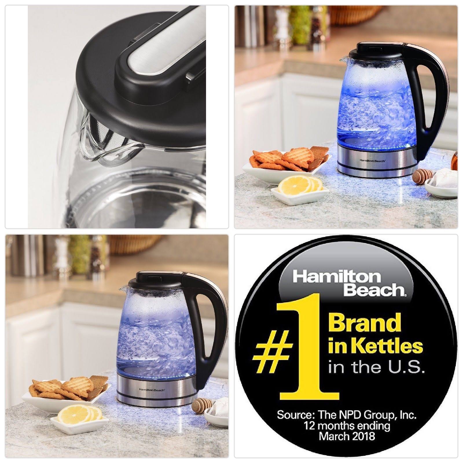 Glass Electric Kettle, 1.7-Liter M660