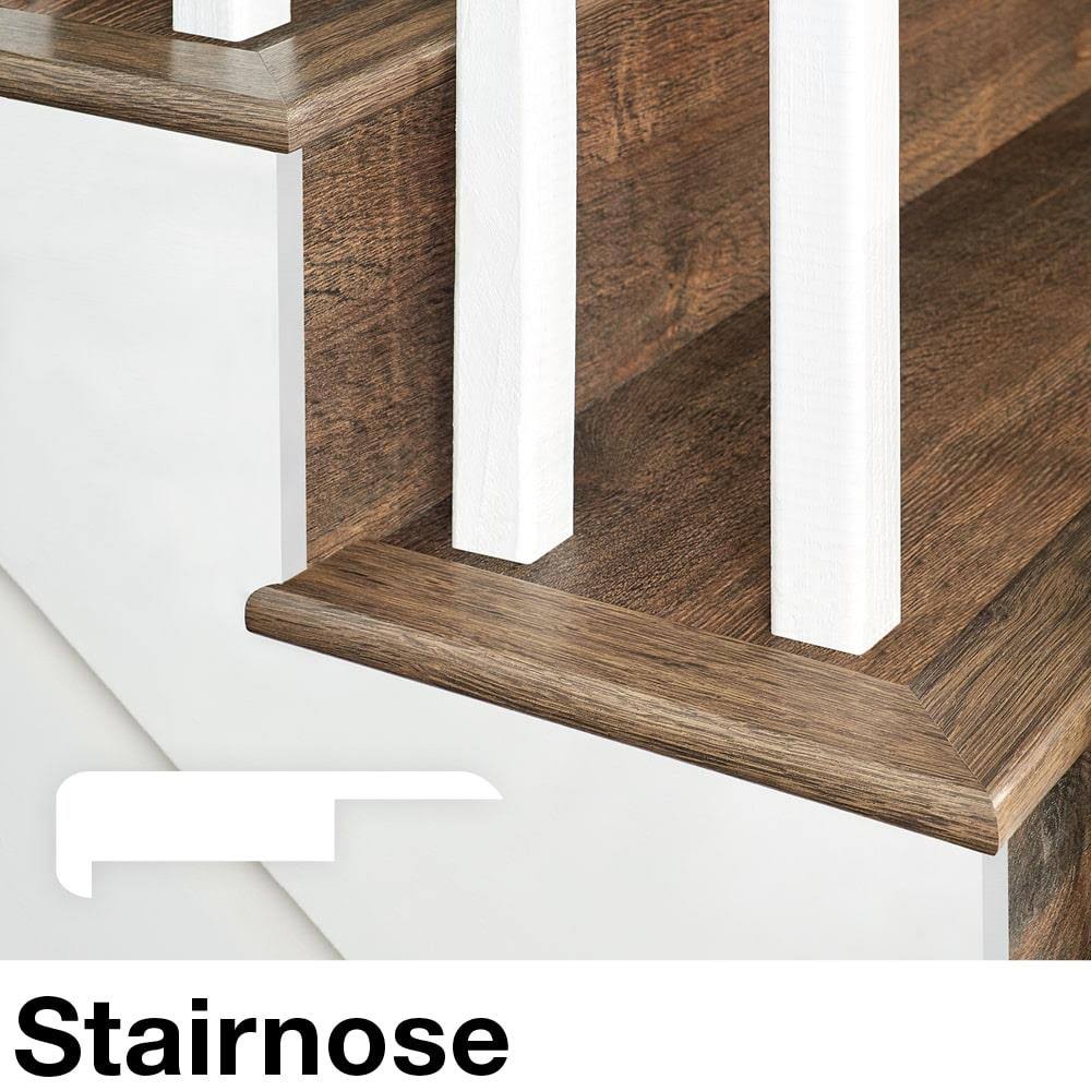 2.37-in x 78.7-in Gray Prefinished Stair Nosing L8757