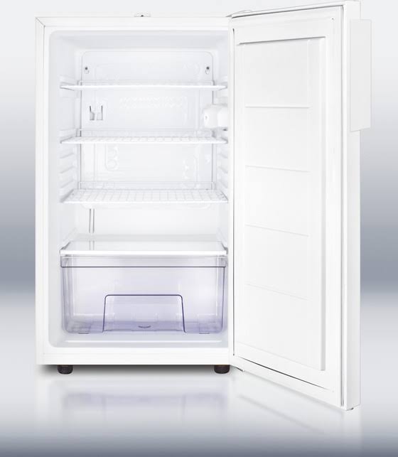White 4.1 cu ft Compact Refrigerator Q58548