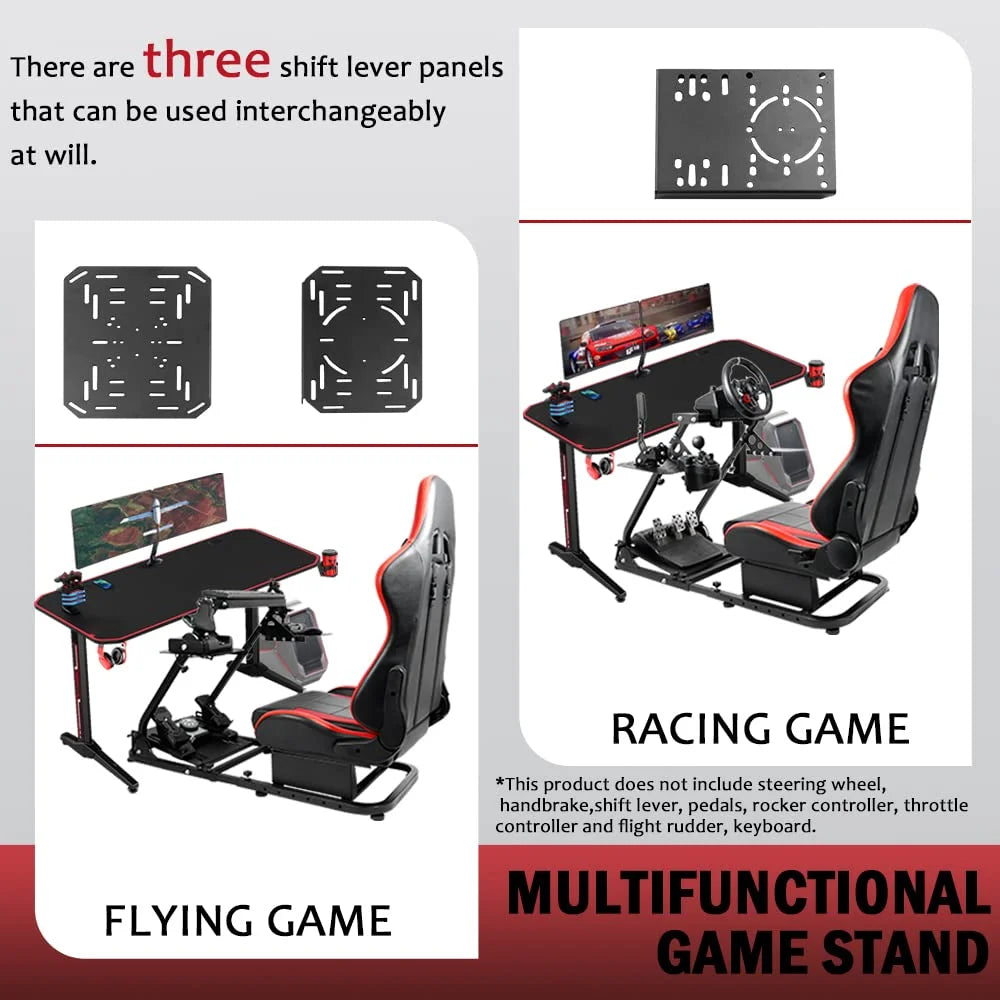 Racing Flight Sim Cockpit with Gaming Seat V785322