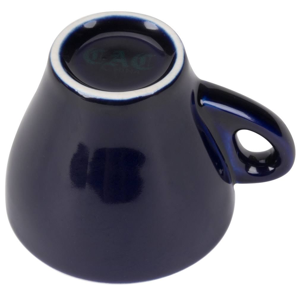 3.5 oz Blue Espresso Cup with Saucer - 48/Case U256