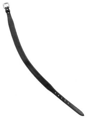 Black Leather Concealable Contour Belt 32 R803