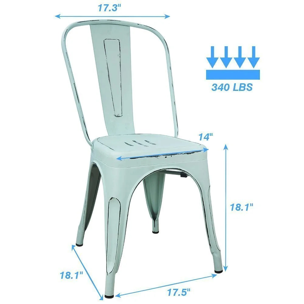 Dream Blue Dining Chair, Set of 4 D915370